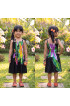 Hand Painted Rayon Kids Dress Hand Painted Rayon Kids Dress